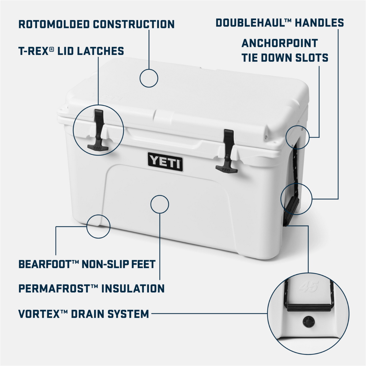 2026 YETI Tundra 45 Cool Box 70000000009 - Tan